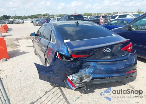 2015 Hyundai Sonata Limited z USA, uszkodzony, nr VIN 5NPE34AF7FH013153